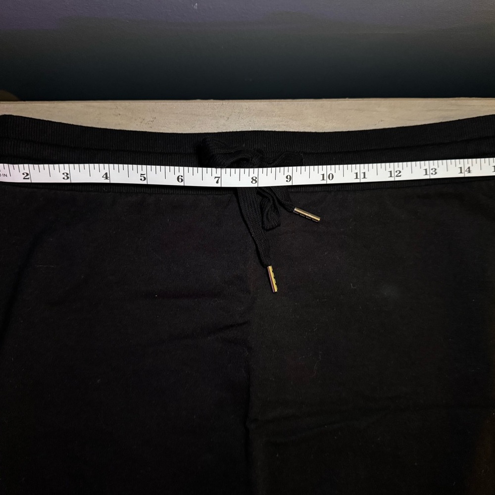 Anthropologie Daily Ritual Black Mini Skirt with Tie Detail - Picture 4 of 5